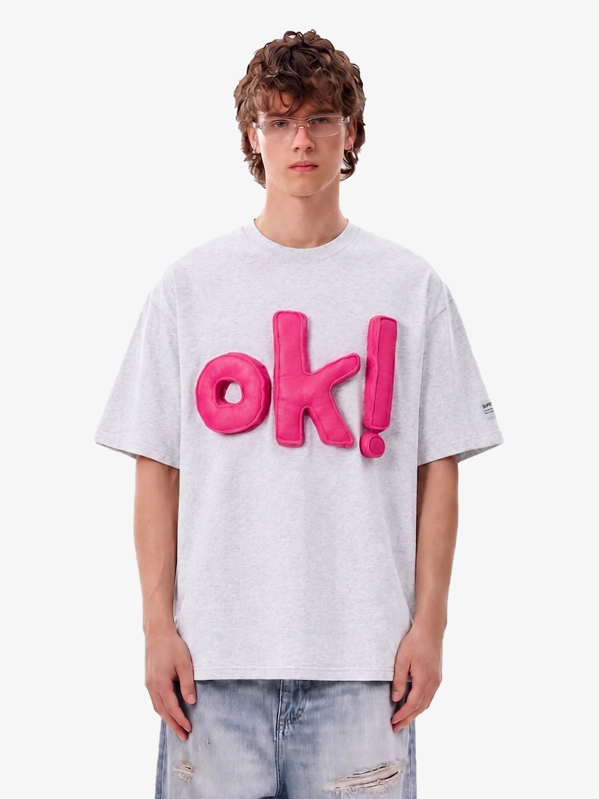 Fun "OK!" Graphic T-Shirt