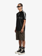 Supermade Gothic Chrome Mixed-Media Retro Jersey