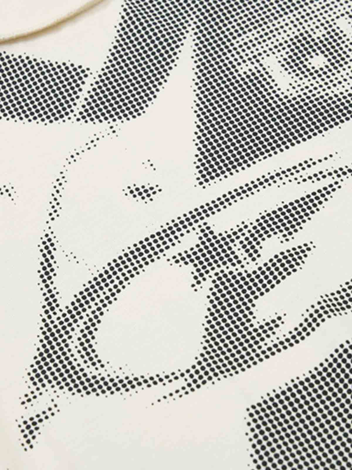 Supermade Trompe L'oeil Halftone Jersey Graphic T-Shirt