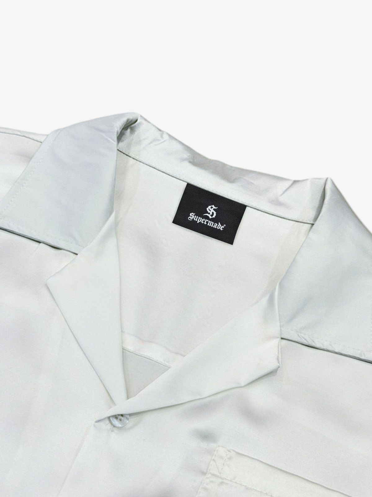 Vintage Seascape Camp Collar Boxy Shirt