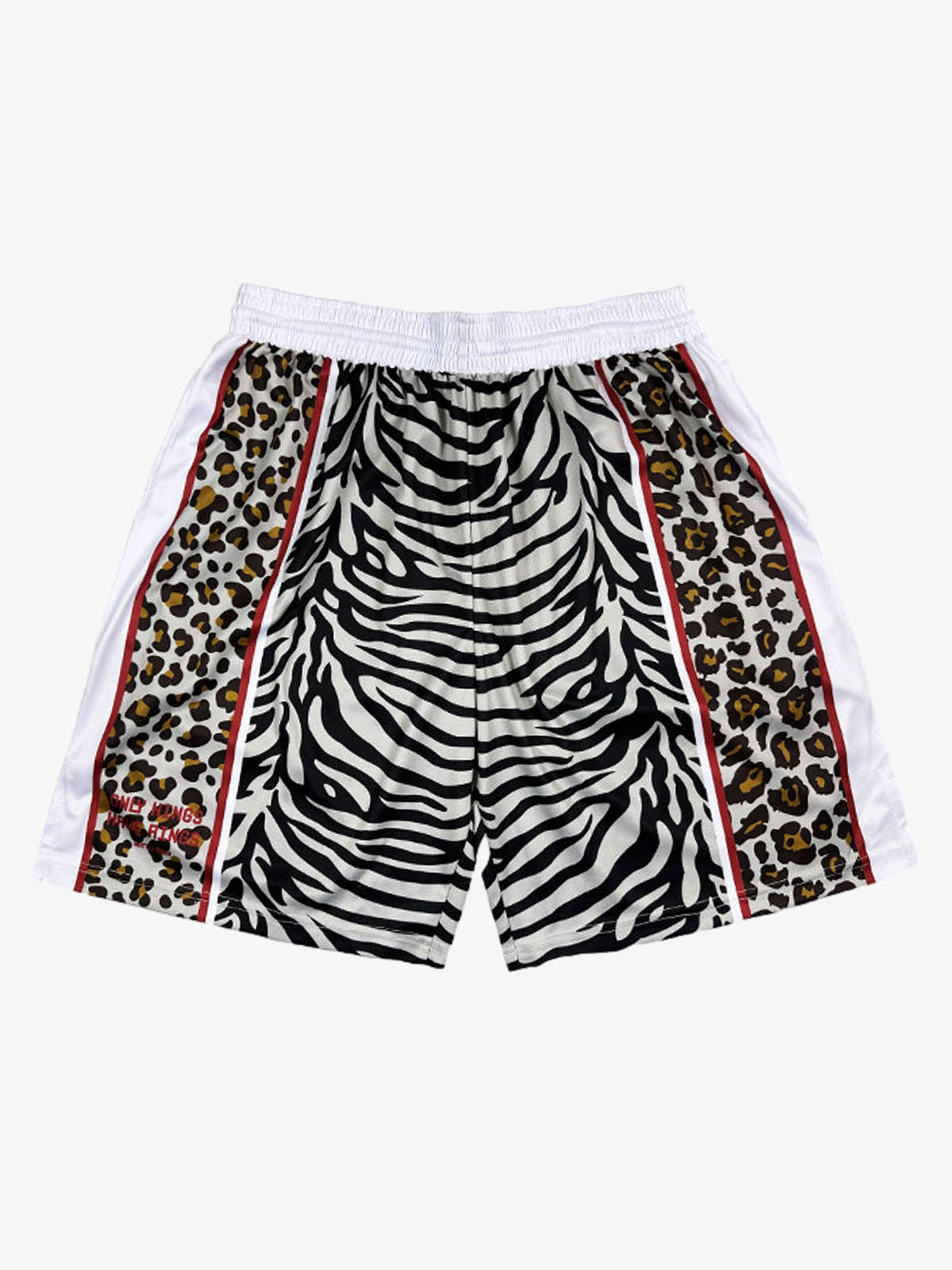 Mixed Animal Print Soccer Shorts