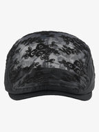Embroidered Mesh Beret