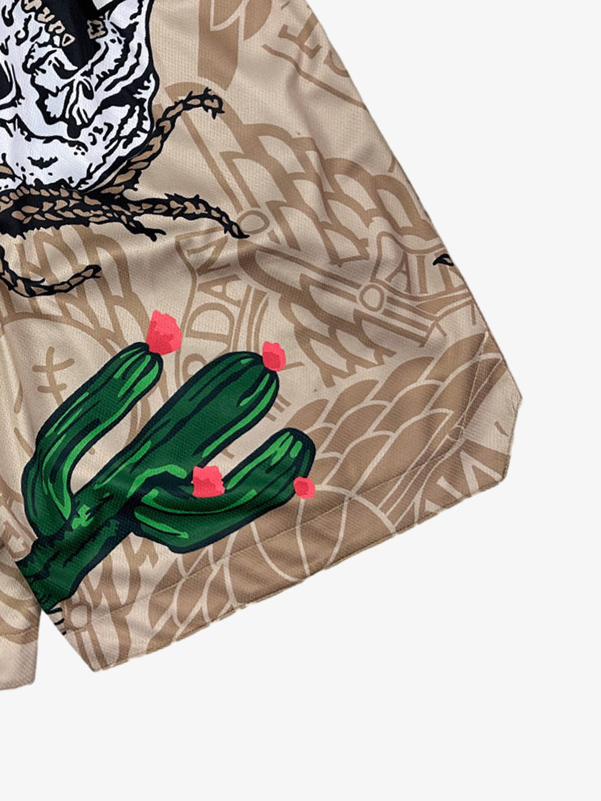 Skull Graphic Athletic Shorts