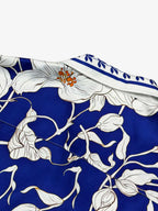 Porcelain Pattern Camp Collar Boxy Shirt