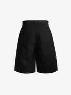 Embroidered Multi-Pocket Cargo Capri Pants