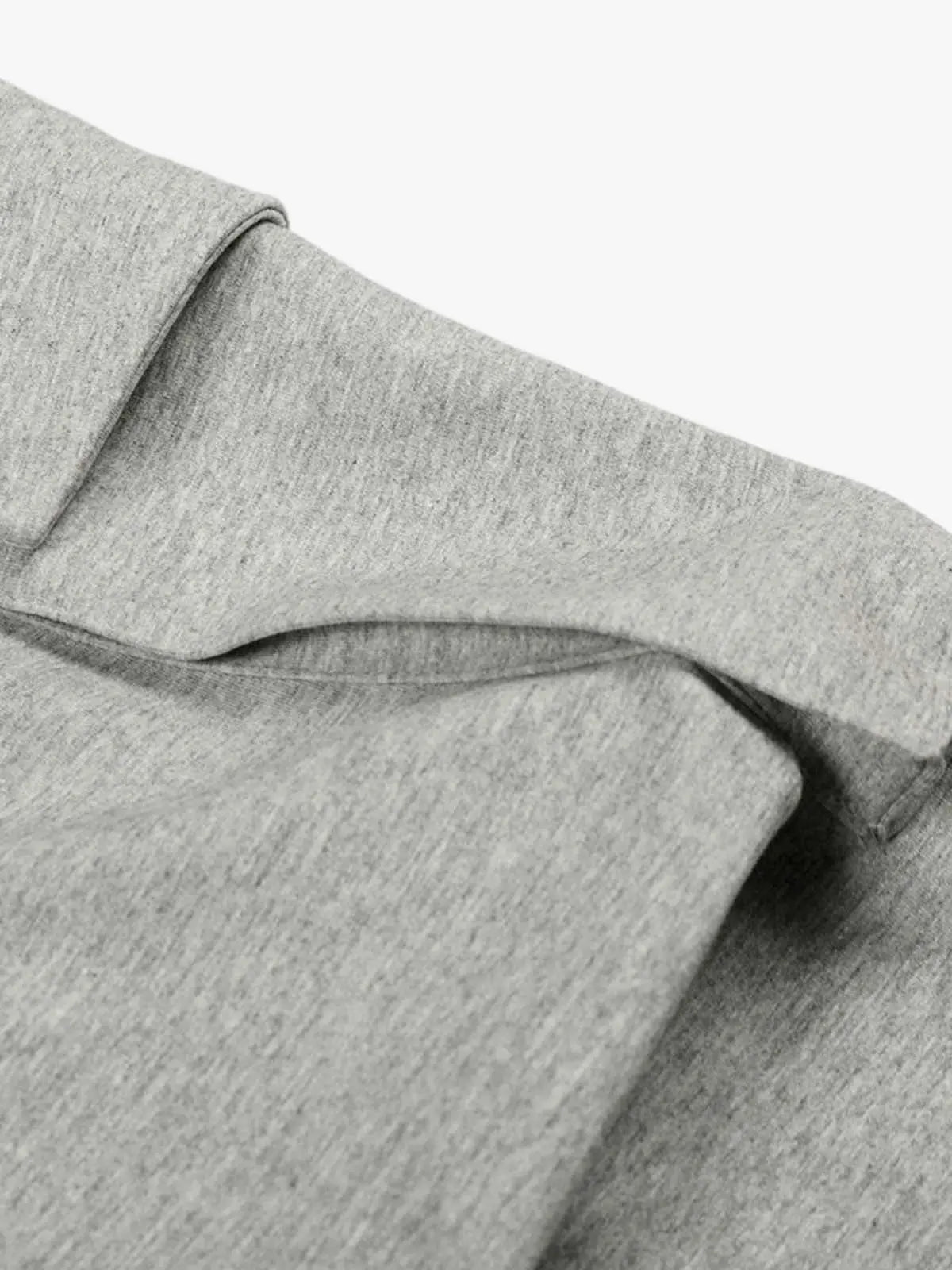 Wrinkled Detail Multi-Pocket Cargo Sweatpants