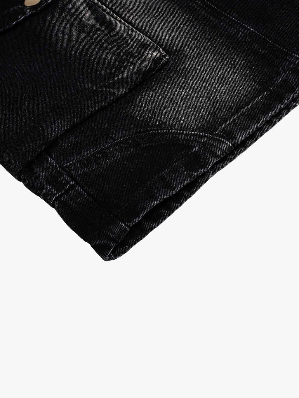 Cargo Multi-Pocket Denim Jorts