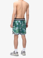 Retro Mesh Drawstring Basketball Shorts
