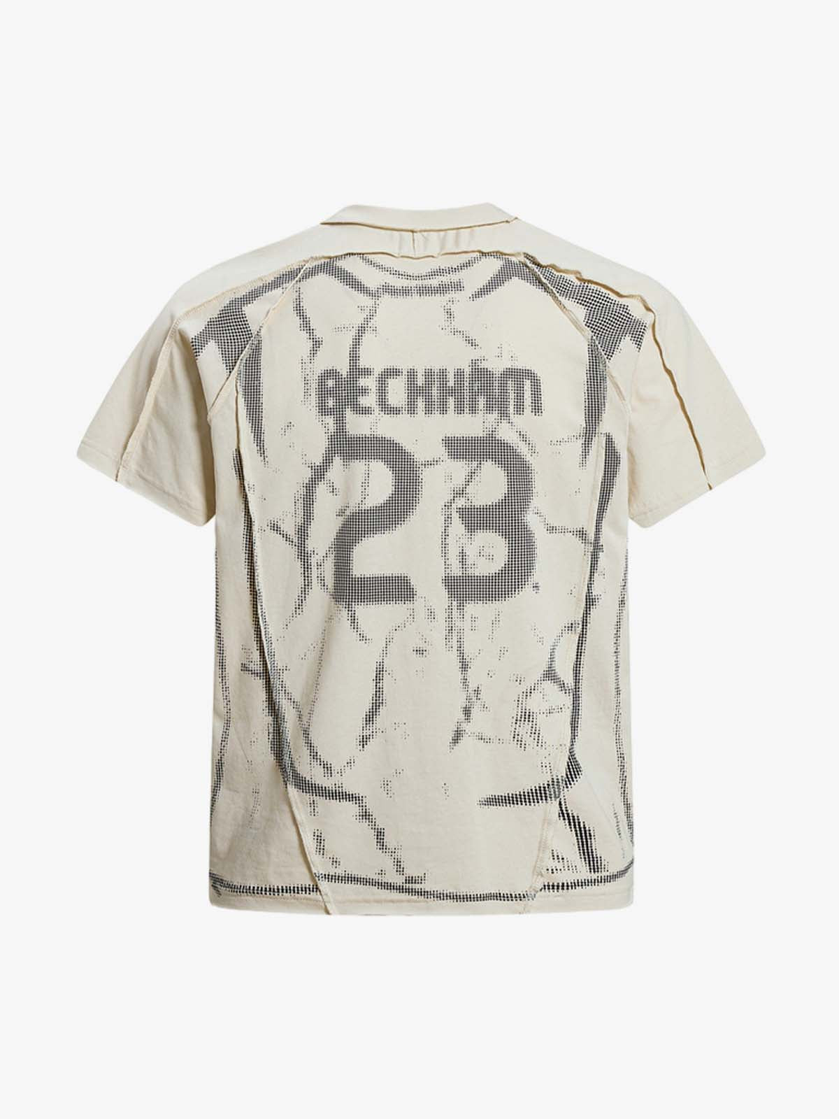 Supermade Trompe L'oeil Halftone Jersey Graphic T-Shirt