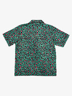 Classic Cheetah Print Camp Collar Boxy Shirt