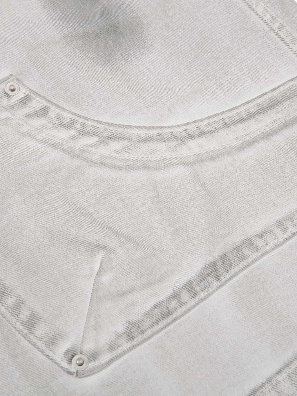 Mud-Washed Pocket Denim Jorts