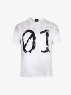 Washed Digital Graffiti T-Shirt