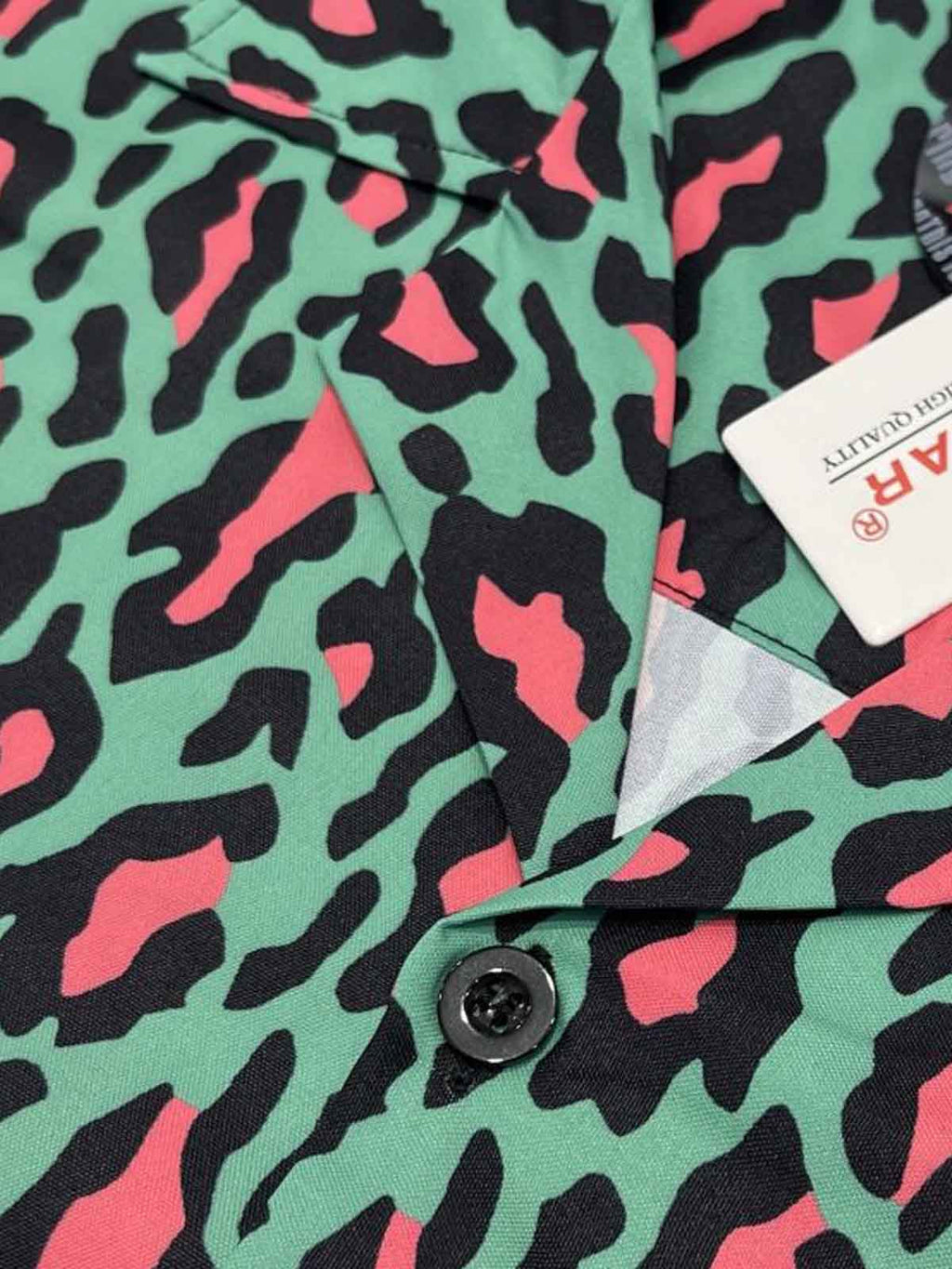 Classic Cheetah Print Camp Collar Boxy Shirt