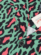 Classic Cheetah Print Camp Collar Boxy Shirt