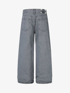 Cut-Out Rivet Jeans