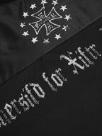 Supermade Gothic Chrome Mixed-Media Retro Jersey