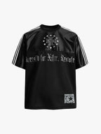 Supermade Gothic Chrome Mixed-Media Retro Jersey