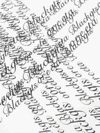 Cross Script Typography T-Shirt