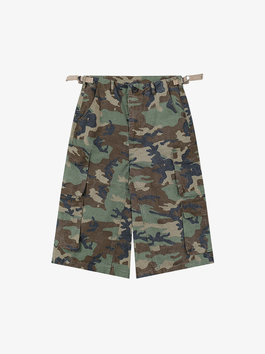 Ripstop Camouflage Cargo Shorts