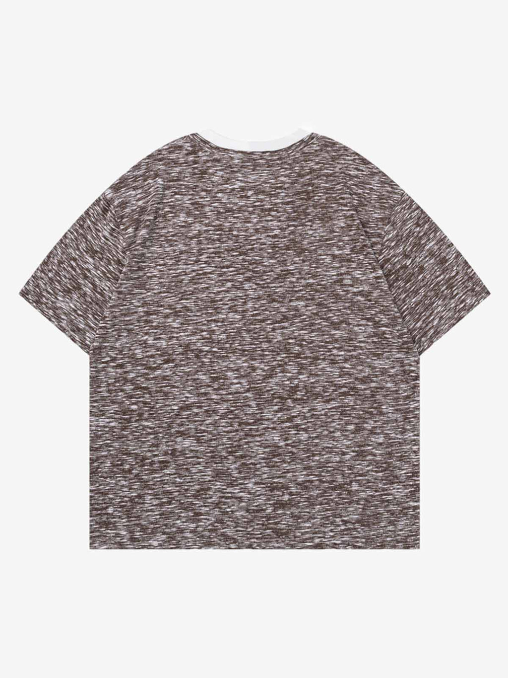 Vintage Grunge Marl Knit Short Sleeve T-Shirt