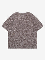 Vintage Grunge Marl Knit Short Sleeve T-Shirt