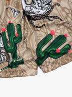 Skull Graphic Athletic Shorts