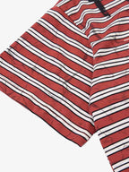 Grunge Striped Distressed Graphic T-Shirt