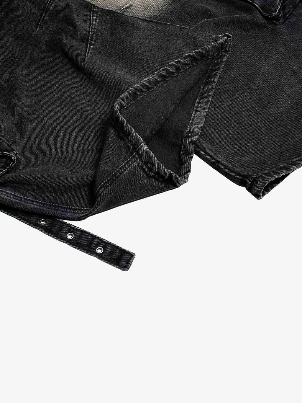 Deconstructed Multi-Pocket Cargo Jeans