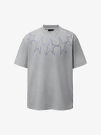 Rhinestone Star Graphic T Shirt