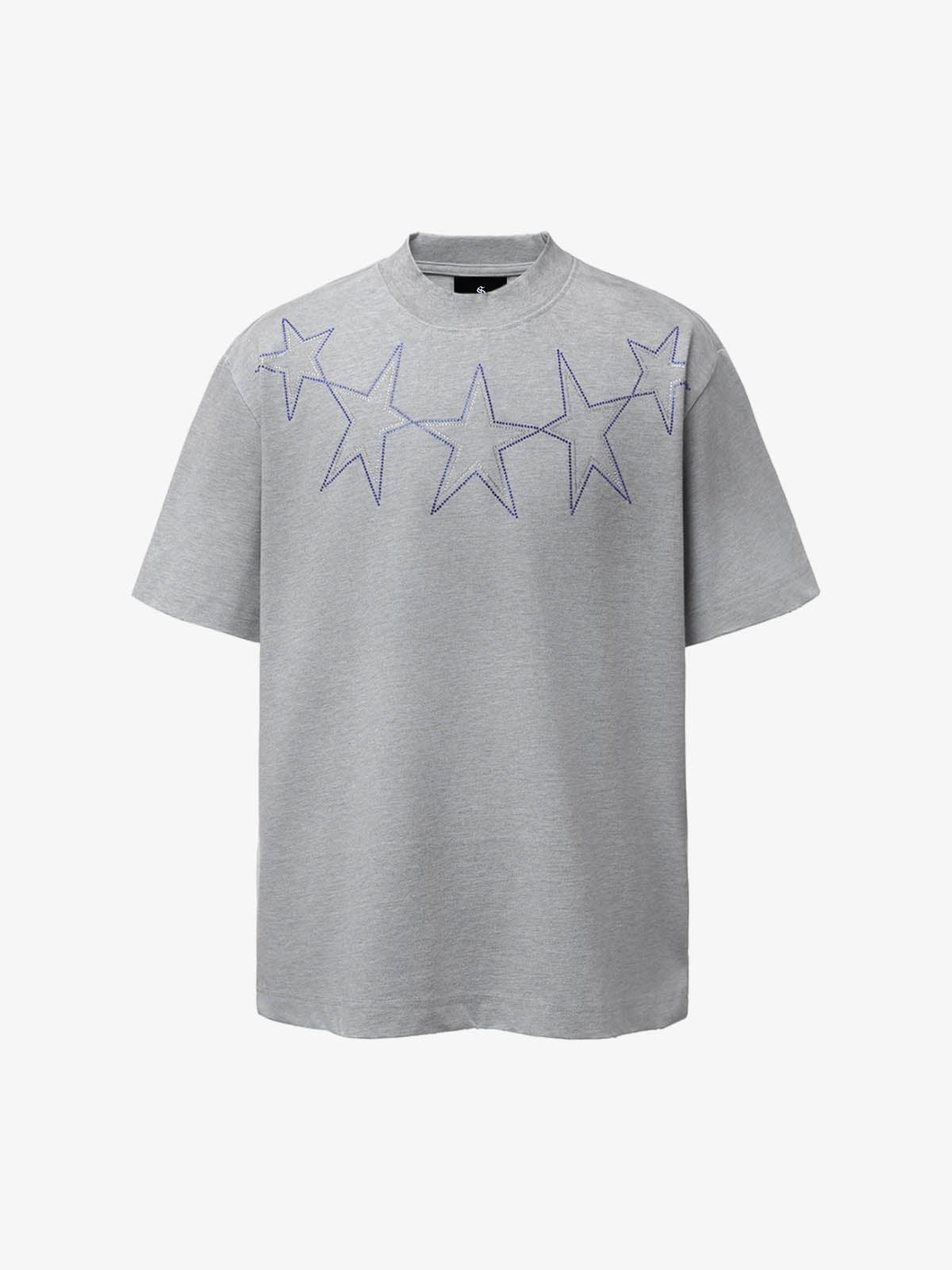 Rhinestone Star Graphic T Shirt