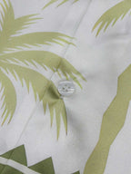 Tropical Elephant Palm Camp Collar Boxy Shirt