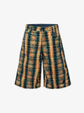 Plaid Relaxed Fit Jeans