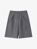 Pleated Suit Shorts