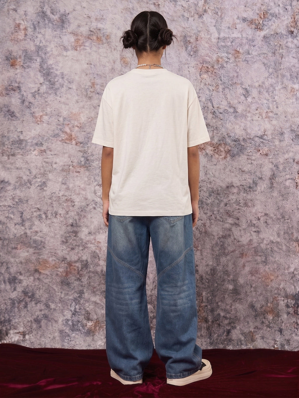 Abstract Hand-Painted Graphic T-Shirt