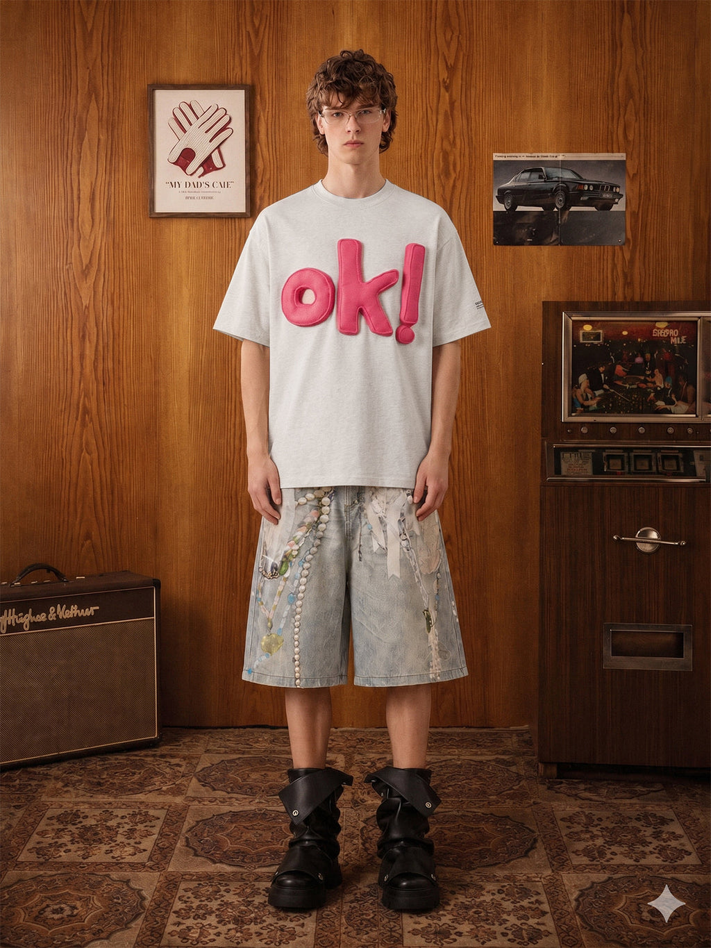 Fun "OK!" Graphic T-Shirt