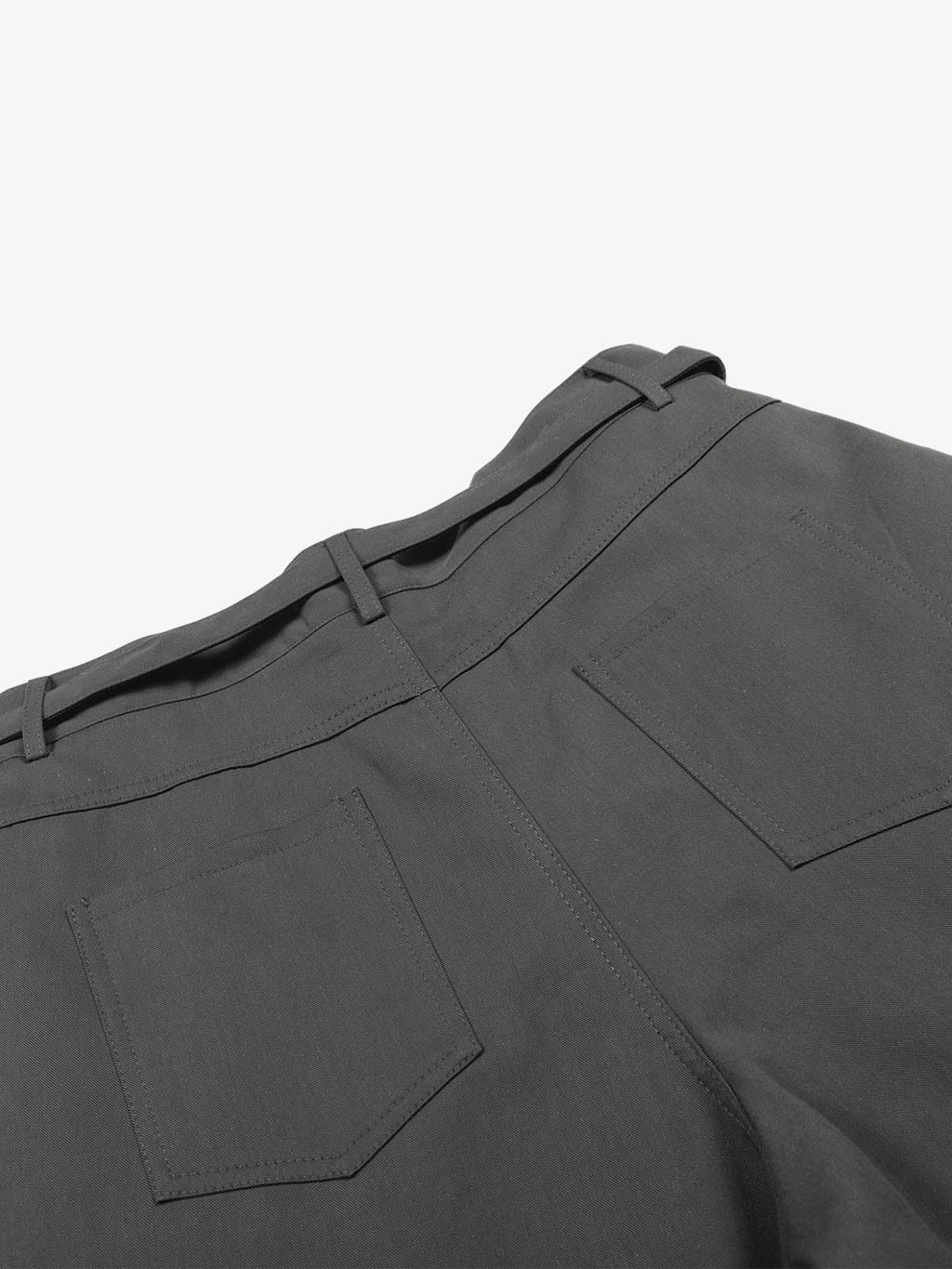 Industrial Pleated Wide-Leg Sartorial Shorts