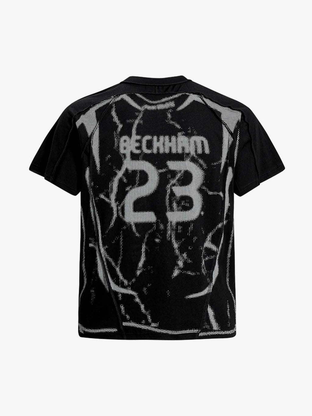 Supermade Trompe L'oeil Halftone Jersey Graphic T-Shirt