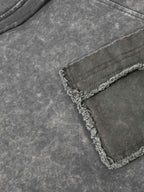 Exposed Seam Washed T Shirt