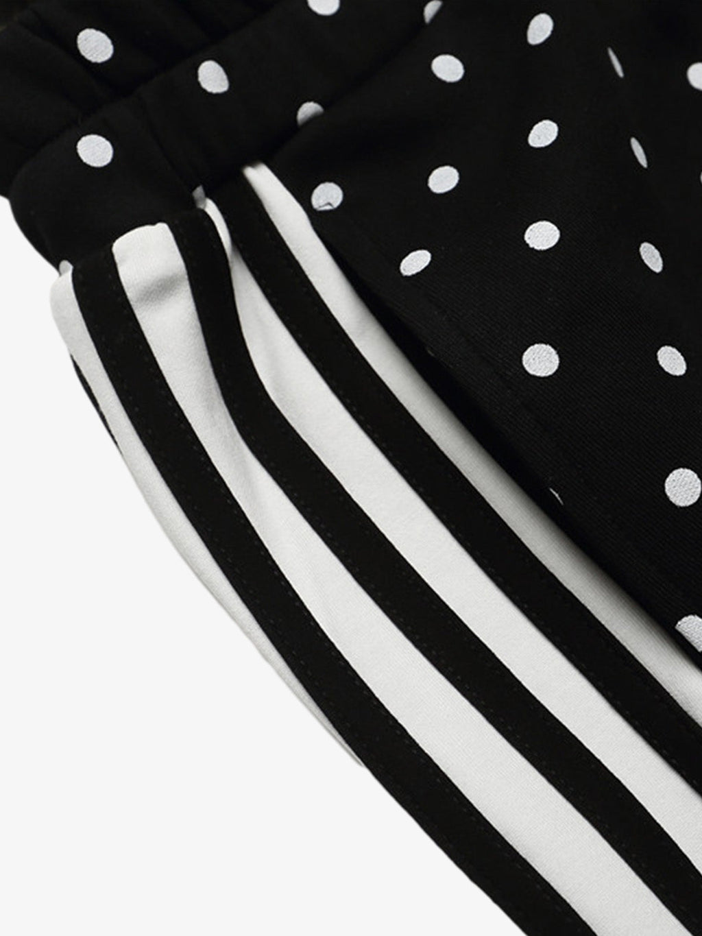 Double Waist Polka Dot Shorts