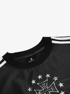 Supermade Gothic Chrome Mixed-Media Retro Jersey