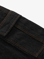 Vintage Contrast Stitch Cargo Shorts