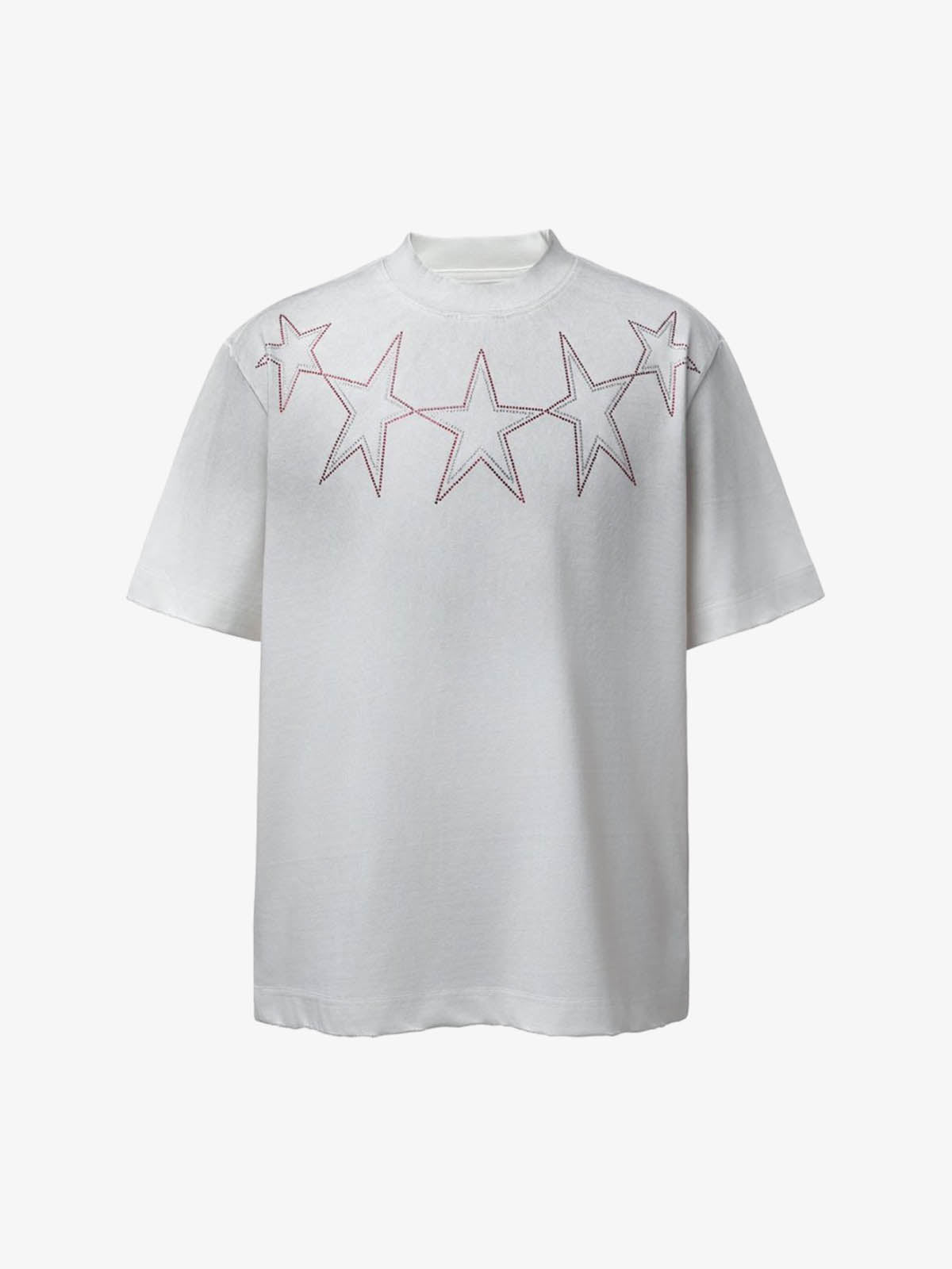 Rhinestone Star Graphic T Shirt