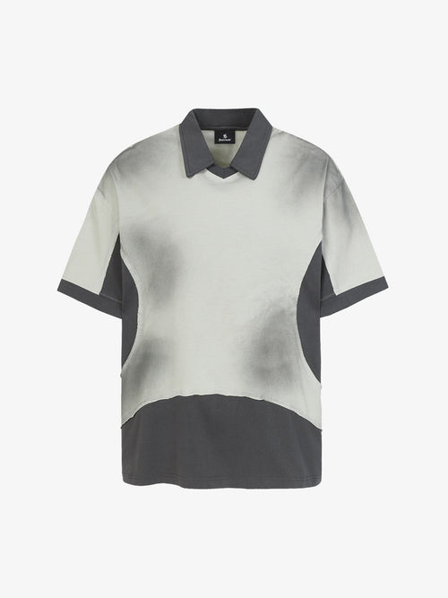 Deconstructed Tie-Dye Polo