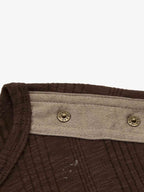 Vintage Graphic Henley Long Sleeve T-Shirt