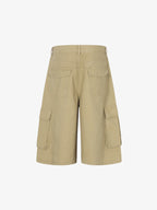 Gothic Cross Graphic Cargo Shorts