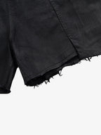 Industrial Multi-Pocket Distressed Cargo Shorts
