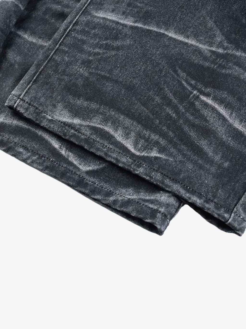 Butterfly Illusion Graphic Print Baggy Jeans