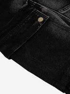 Cargo Multi-Pocket Denim Jorts