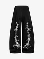 Detachable Accessory Printed Casual Sweatpants