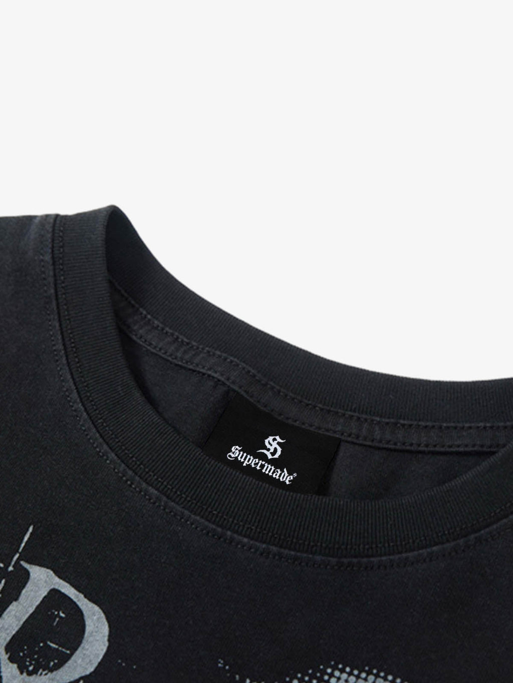 Cyber Portrait Graphic Oversized T-Shirt